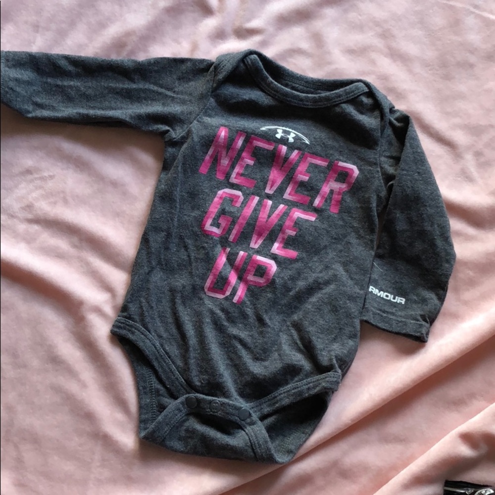 Under armor baby onesie
